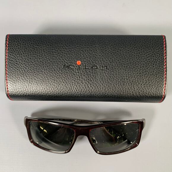 KITON -Ischia- Brown Silver Titanium Sunglasses - Picture 7 of 9